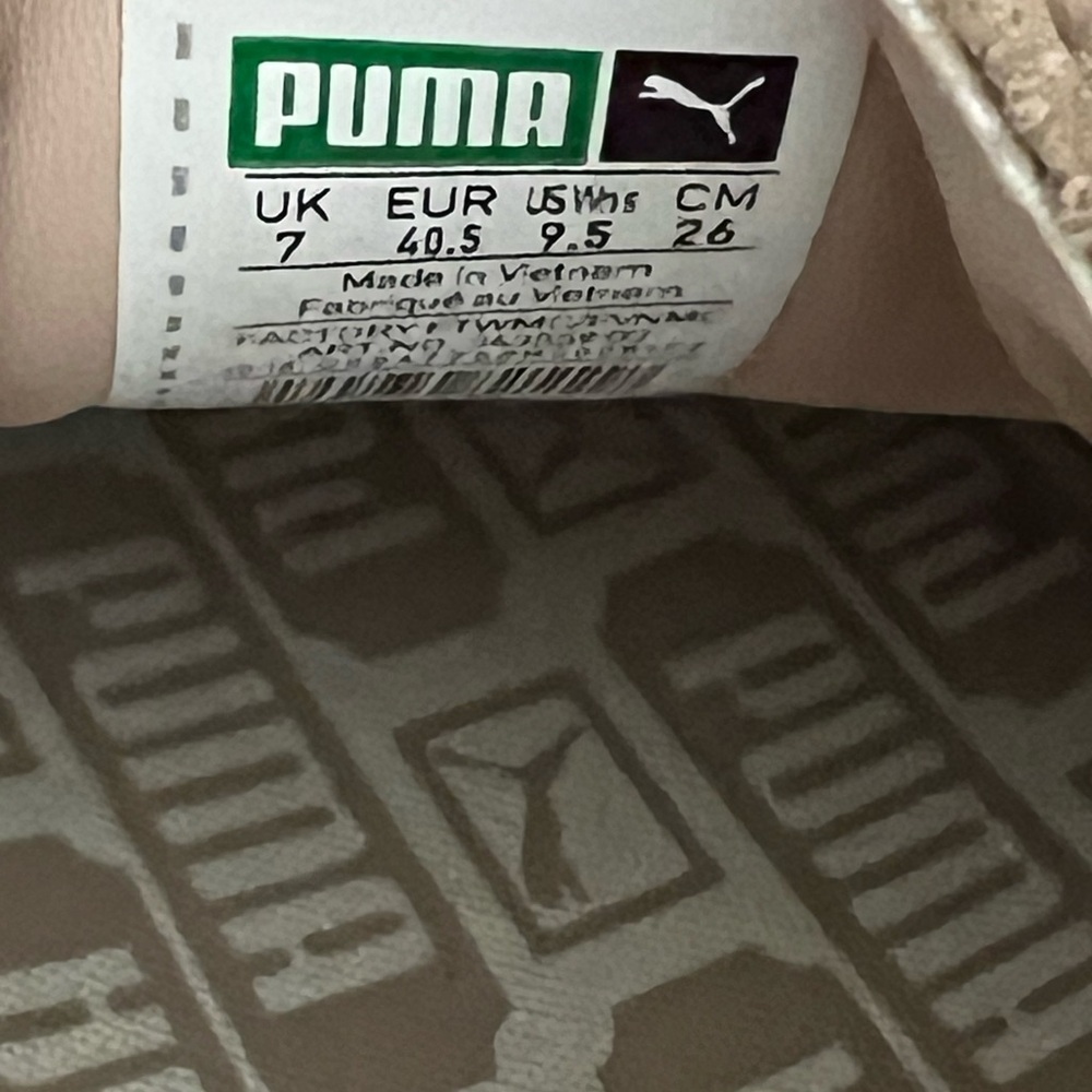 Puma Classic Beige Suede Sneakers - Picture 5 of 5